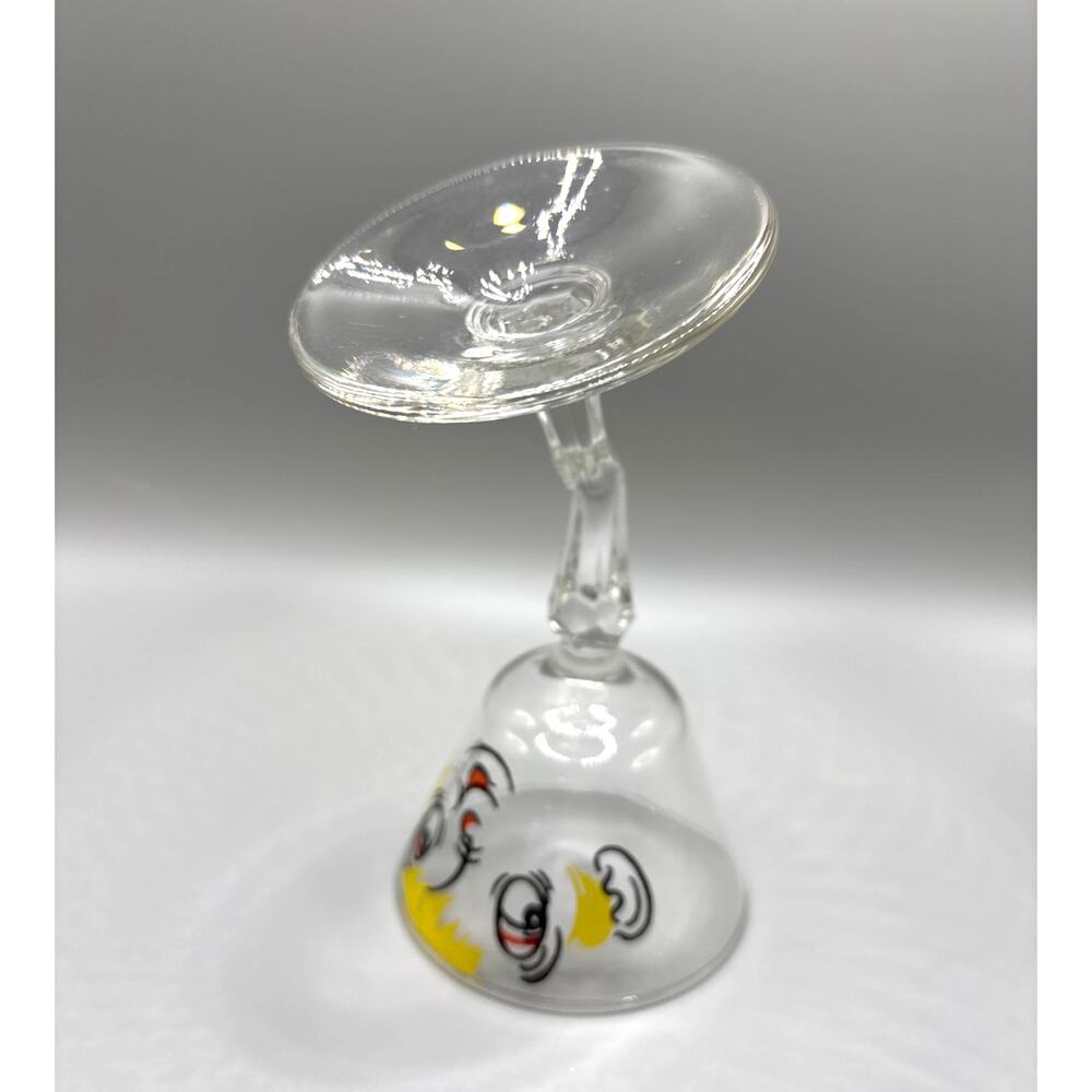 Tipsy Martini Glass "Gay Fad" by Beau Brummel Novelty 1950's Silly Glass Retro - Picture 7 of 7